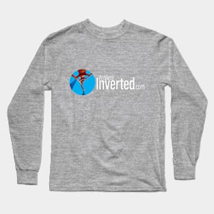 We Were Inverted Logo | Blue Circle | White Text Long Sleeve T-Shirt